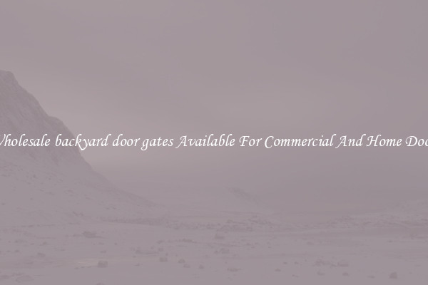 Wholesale backyard door gates Available For Commercial And Home Doors