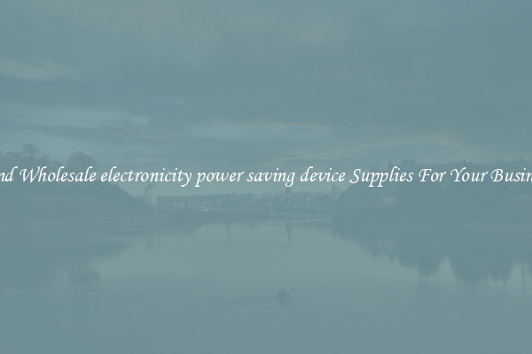Find Wholesale electronicity power saving device Supplies For Your Business