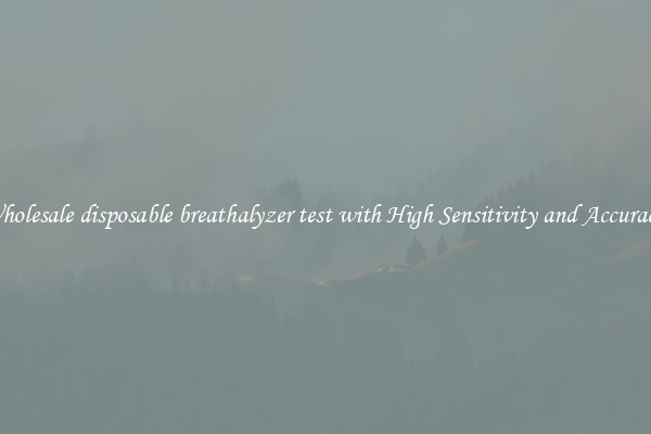 Wholesale disposable breathalyzer test with High Sensitivity and Accuracy 