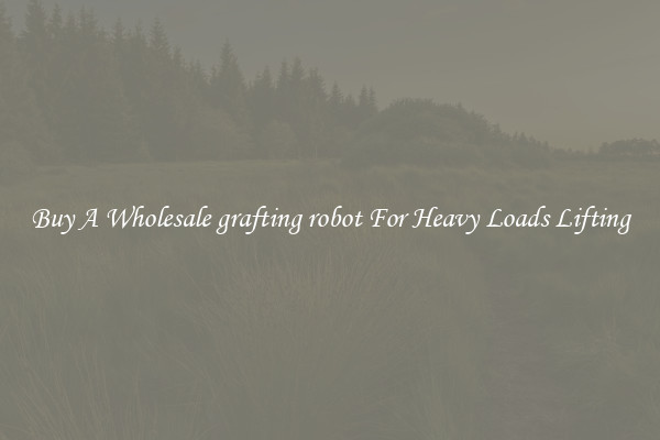Buy A Wholesale grafting robot For Heavy Loads Lifting