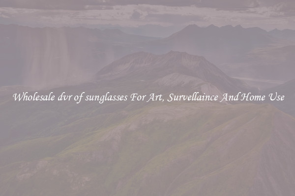 Wholesale dvr of sunglasses For Art, Survellaince And Home Use